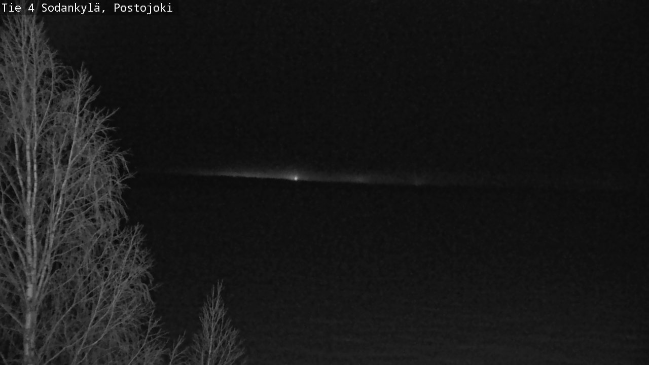 Weather Camera Image Road 4 Sodankylä, Postojoki, Sodankylä, Lappi