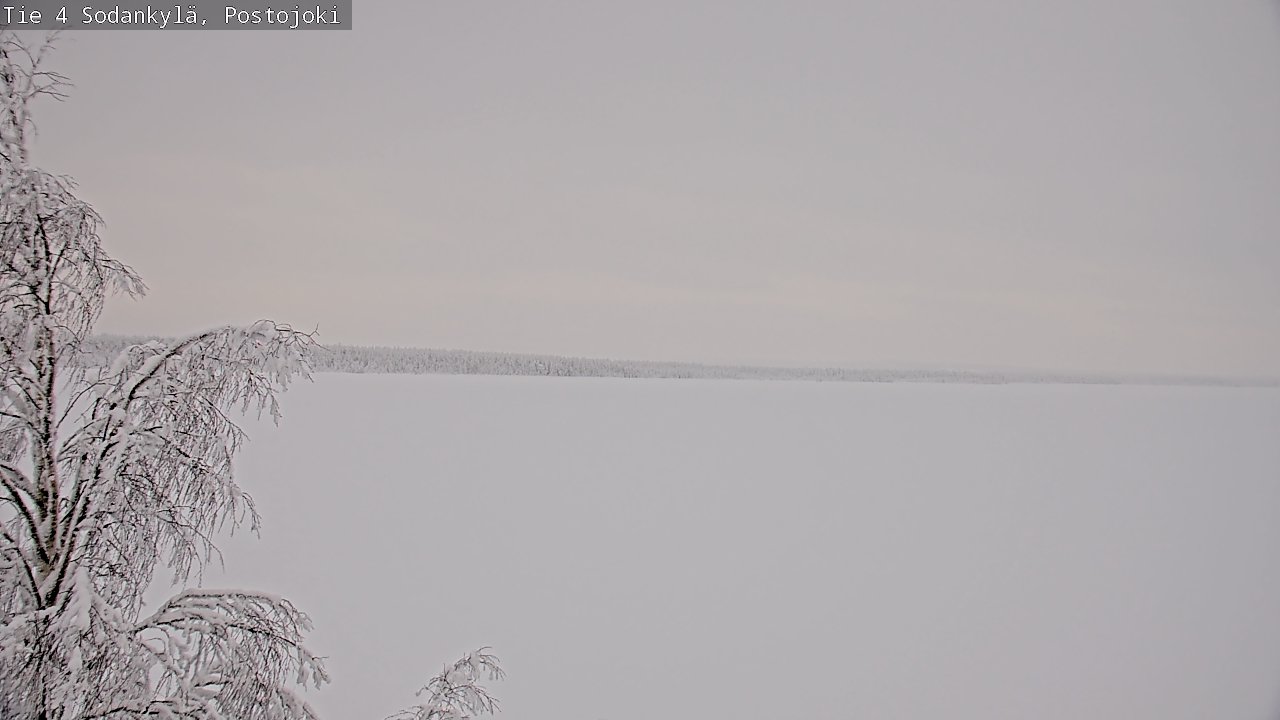 Weather Camera Image Road 4 Sodankylä, Postojoki, Sodankylä, Lappi