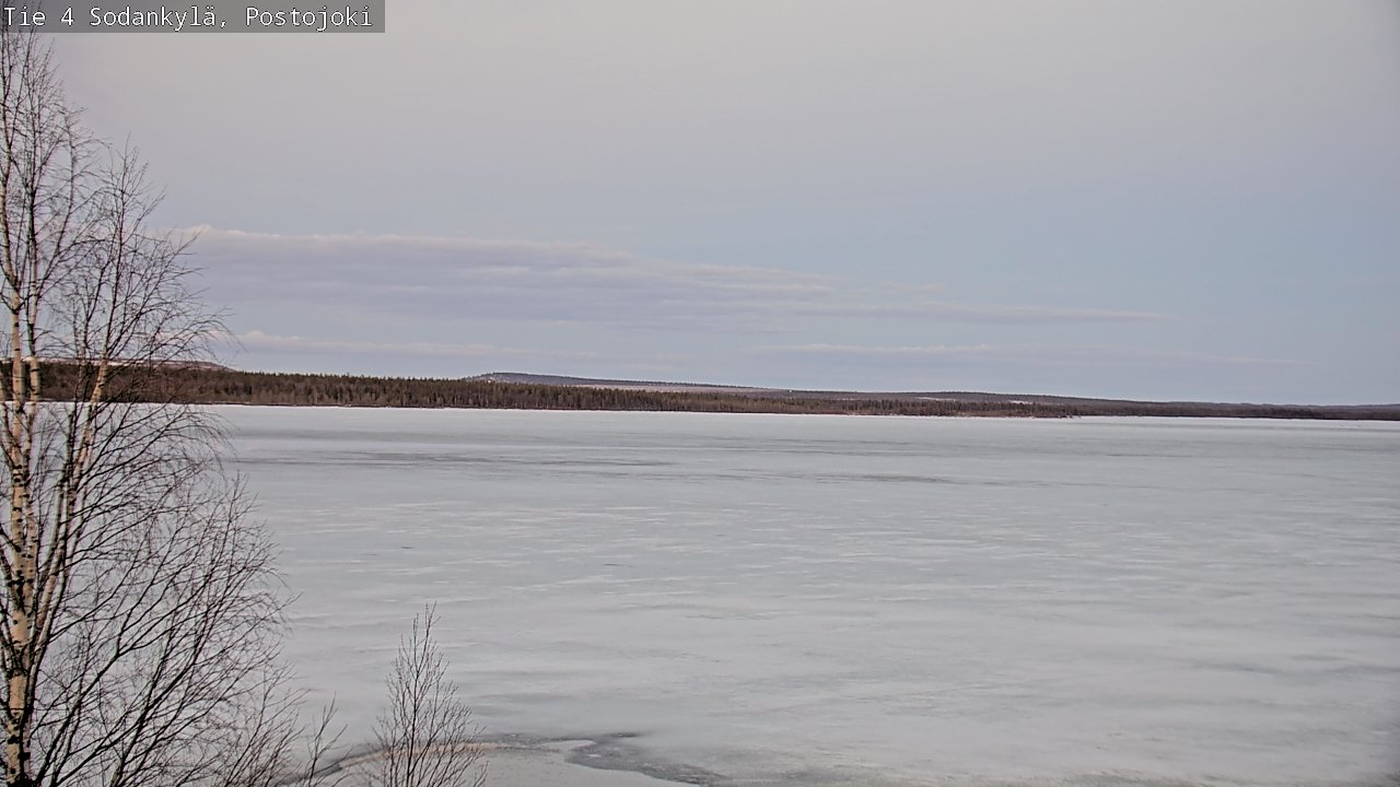 Weather Camera Image Väg 4 Sodankylä, Postojoki, Sodankylä, Lappi