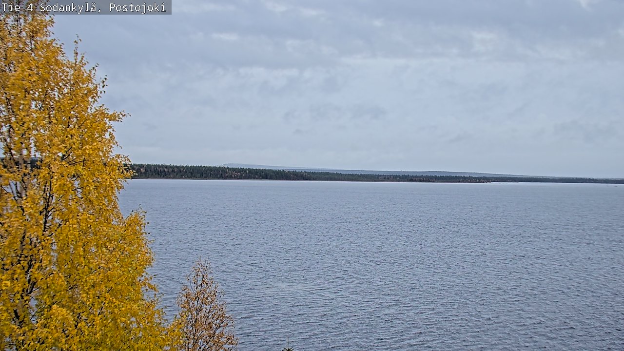 Weather Camera Image Väg 4 Sodankylä, Postojoki, Sodankylä, Lappi