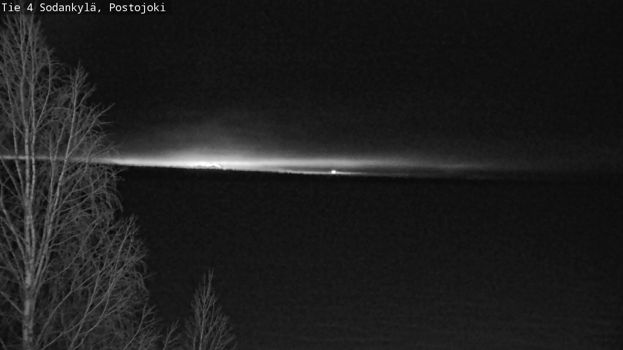 Weather Camera Image Road 4 Sodankylä, Postojoki, Sodankylä, Lappi