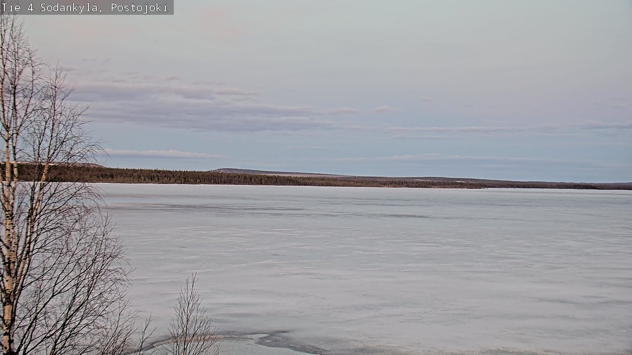 Weather Camera Image Väg 4 Sodankylä, Postojoki, Sodankylä, Lappi