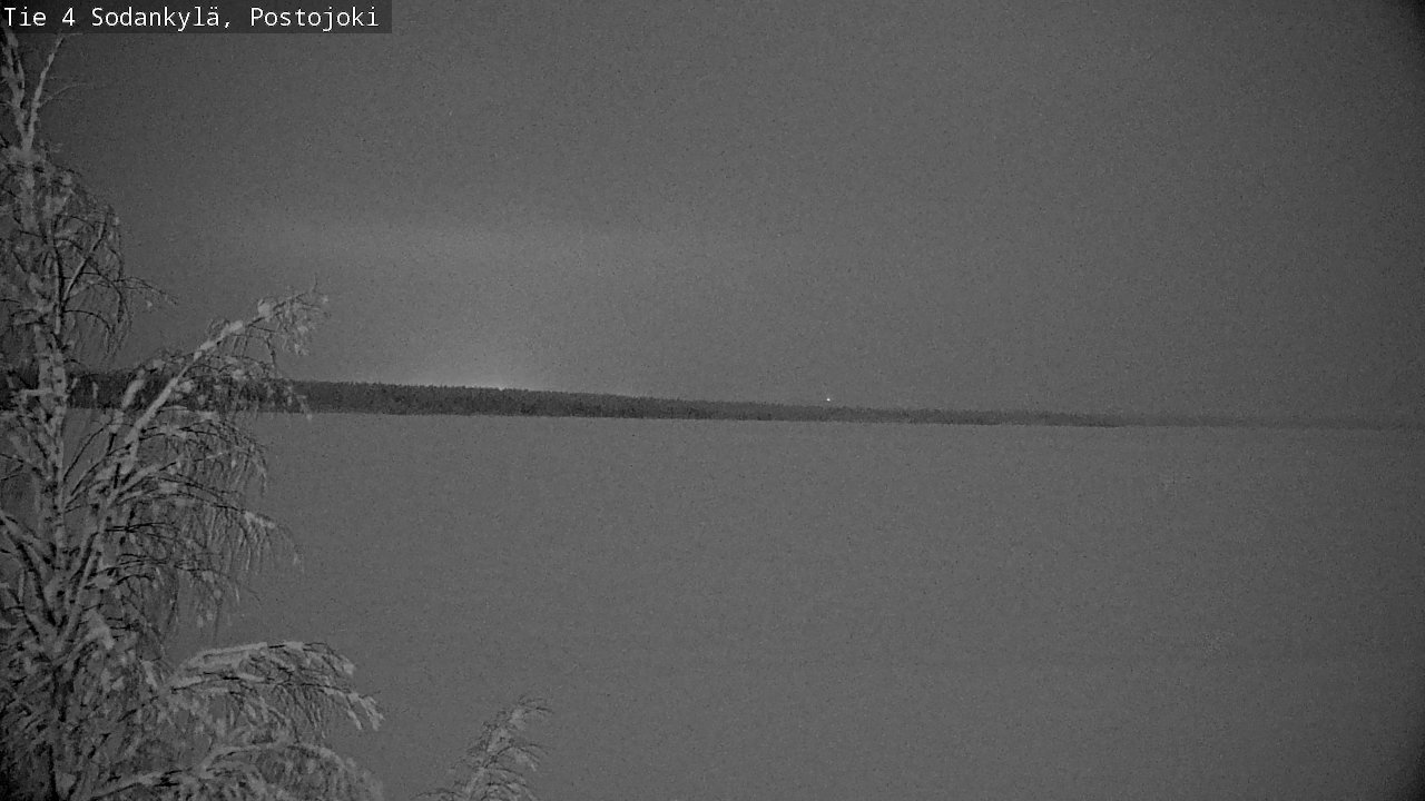 Weather Camera Image Road 4 Sodankylä, Postojoki, Sodankylä, Lappi