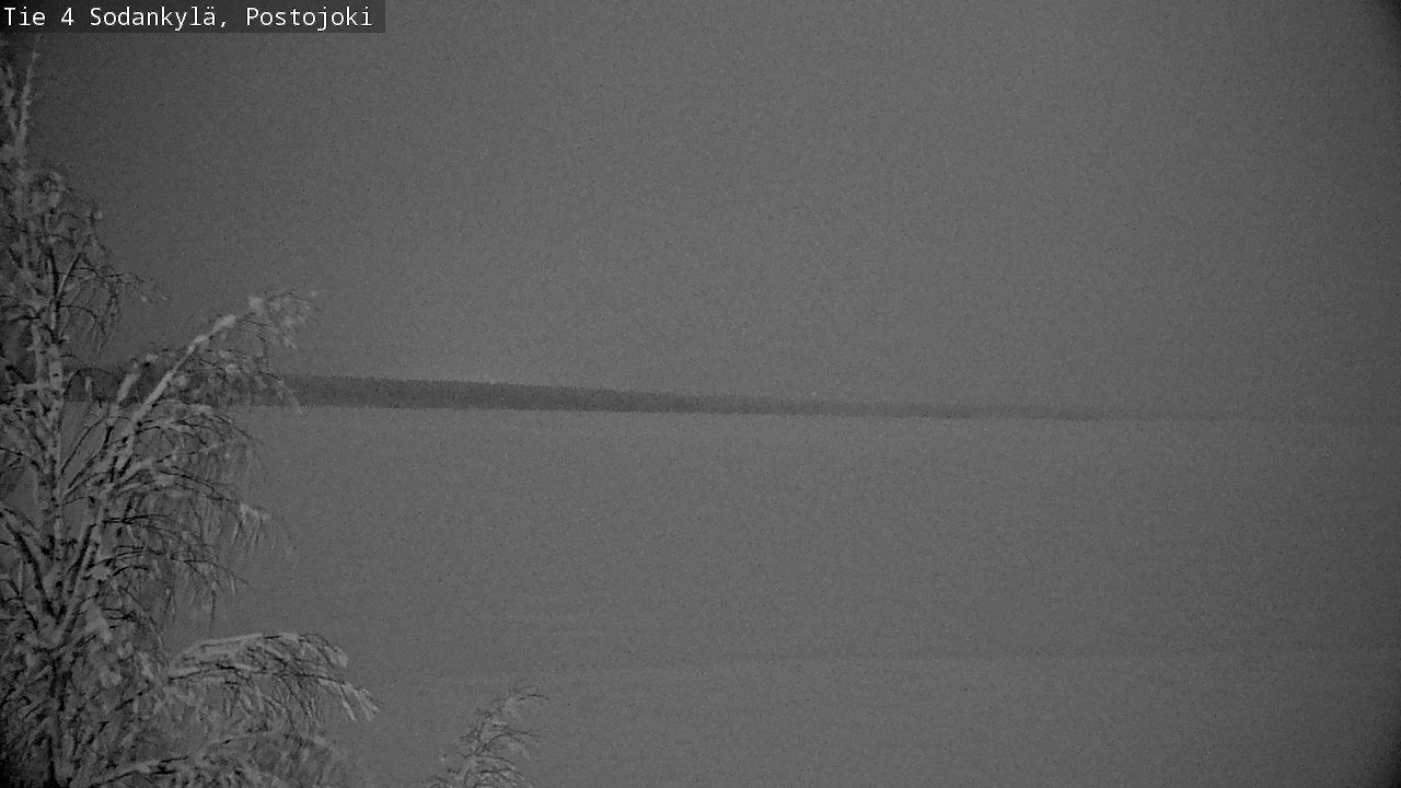 Weather Camera Image Road 4 Sodankylä, Postojoki, Sodankylä, Lappi