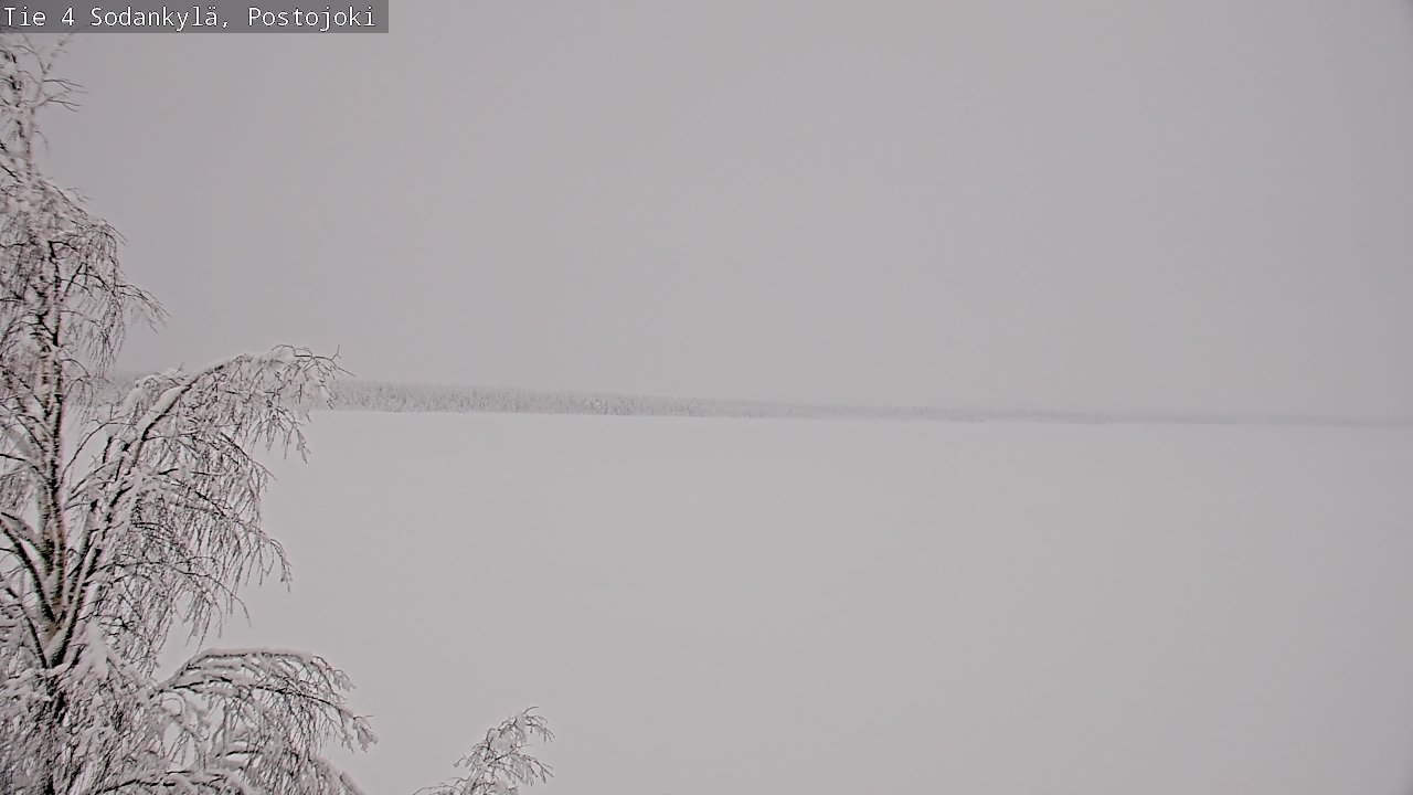 Weather Camera Image Road 4 Sodankylä, Postojoki, Sodankylä, Lappi