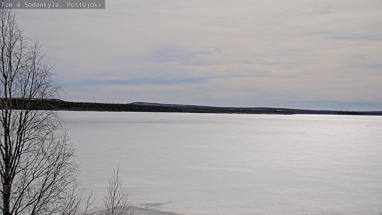 Weather Camera Image Väg 4 Sodankylä, Postojoki, Sodankylä, Lappi