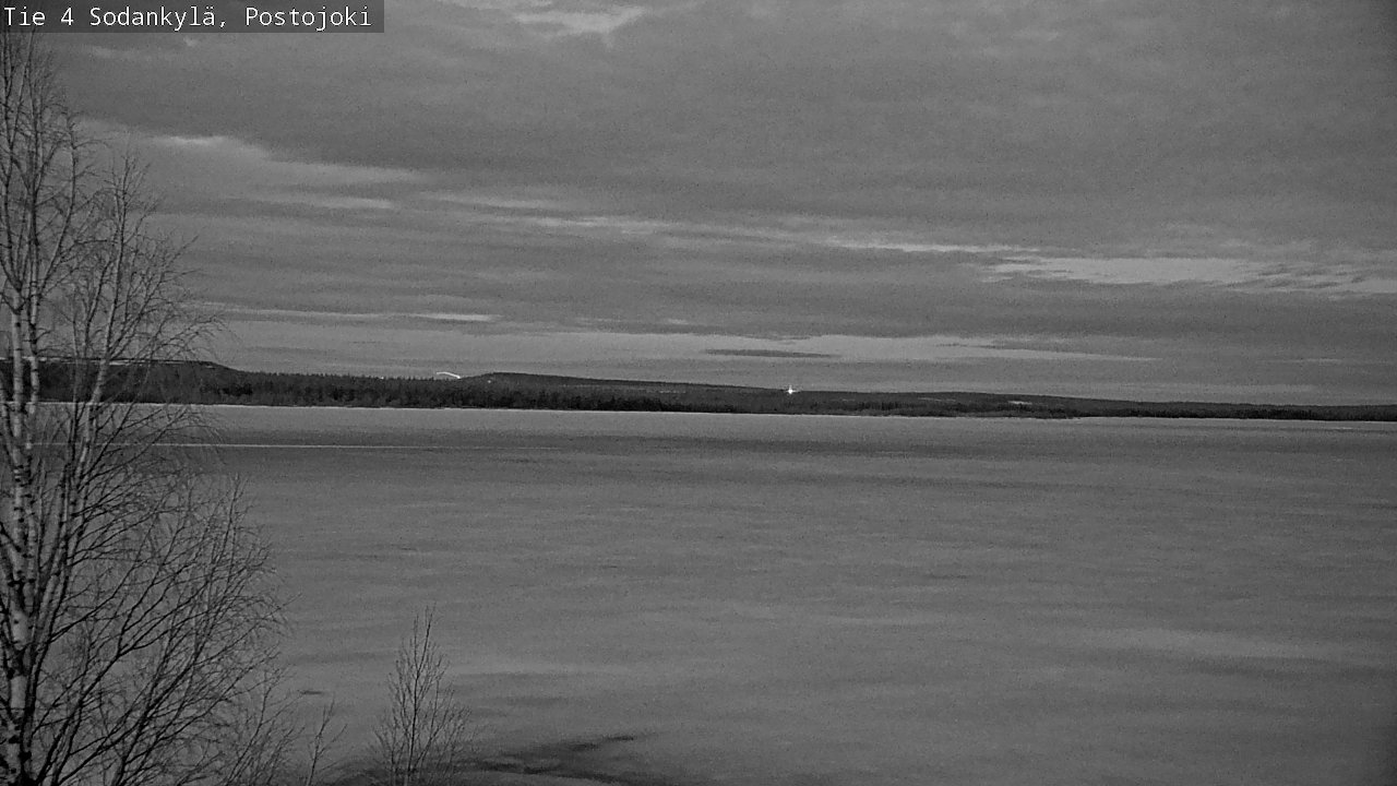 Weather Camera Image Väg 4 Sodankylä, Postojoki, Sodankylä, Lappi