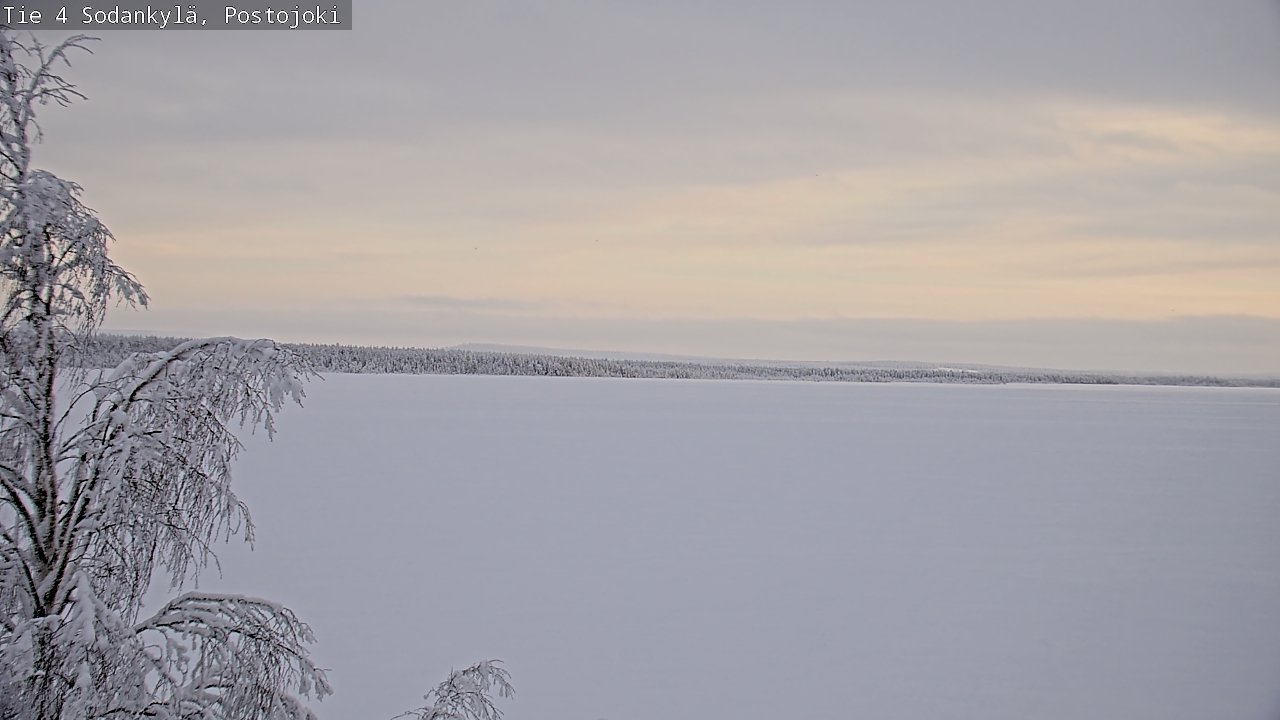 Weather Camera Image Road 4 Sodankylä, Postojoki, Sodankylä, Lappi