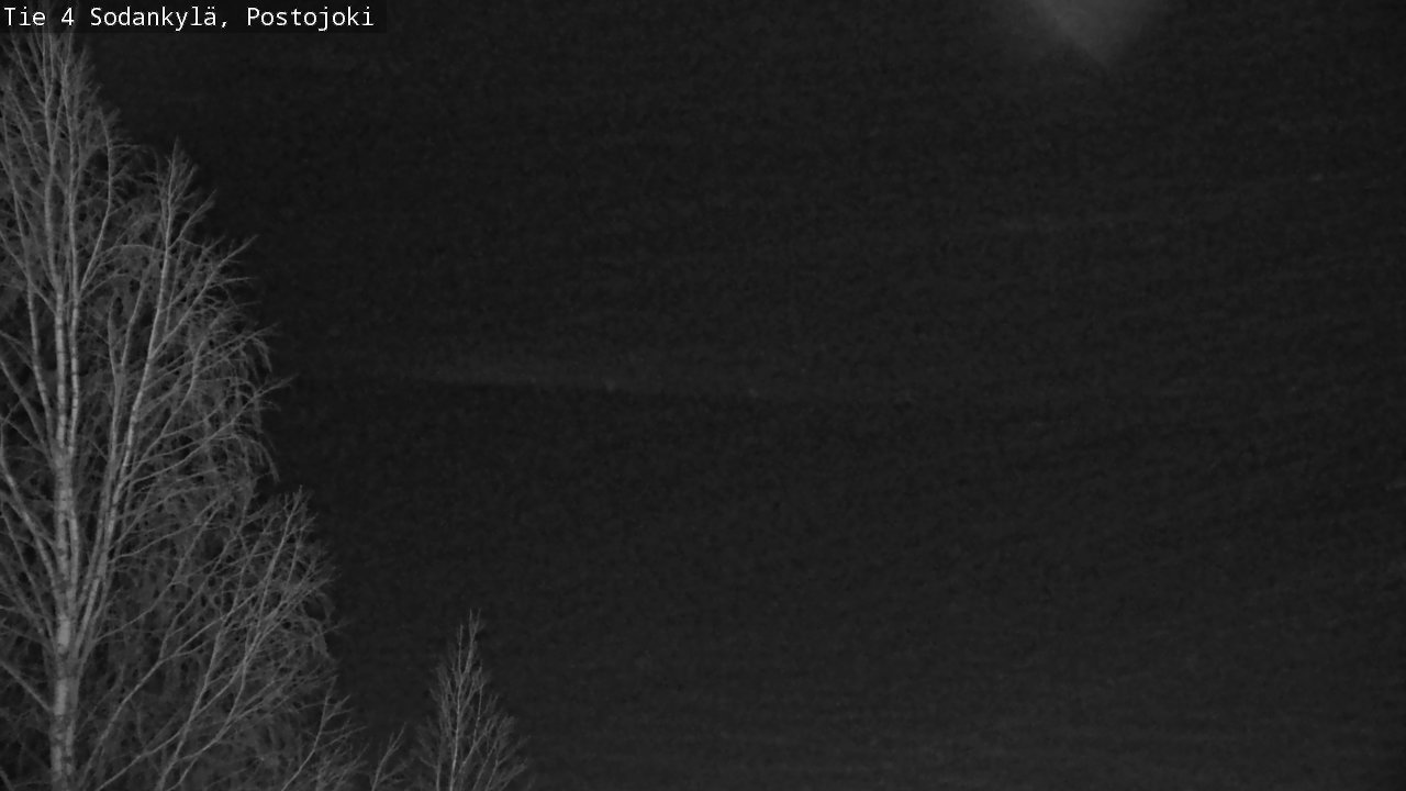 Weather Camera Image Road 4 Sodankylä, Postojoki, Sodankylä, Lappi
