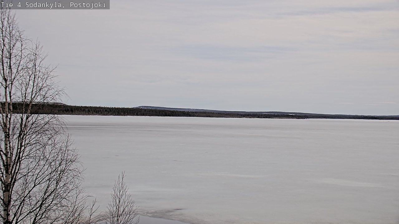 Weather Camera Image Väg 4 Sodankylä, Postojoki, Sodankylä, Lappi