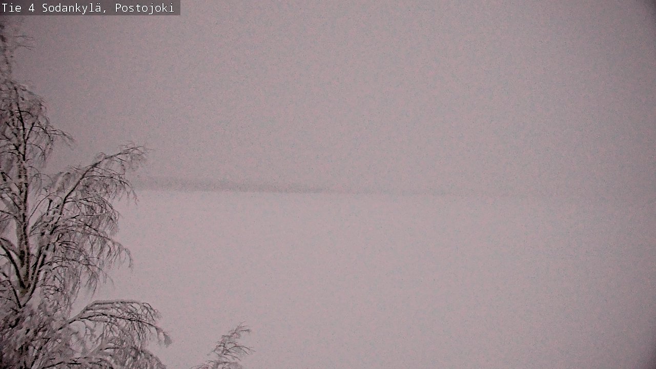 Weather Camera Image Road 4 Sodankylä, Postojoki, Sodankylä, Lappi