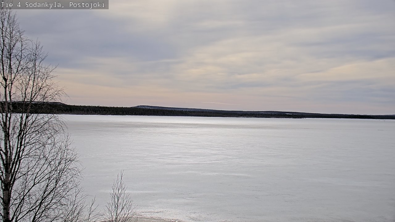 Weather Camera Image Väg 4 Sodankylä, Postojoki, Sodankylä, Lappi