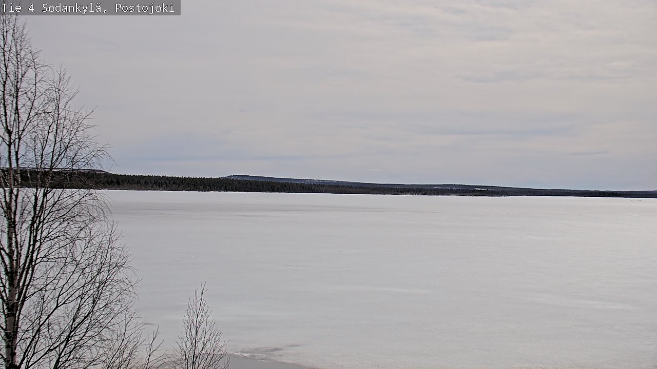 Weather Camera Image Väg 4 Sodankylä, Postojoki, Sodankylä, Lappi