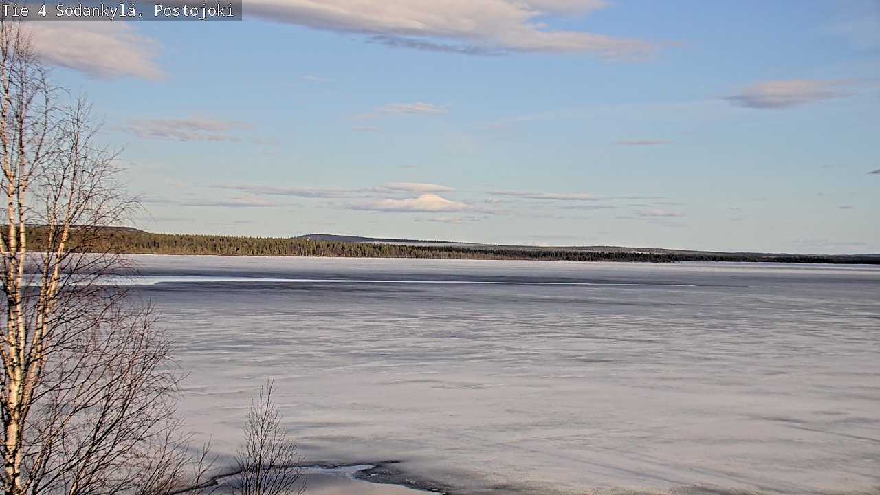 Weather Camera Image Väg 4 Sodankylä, Postojoki, Sodankylä, Lappi