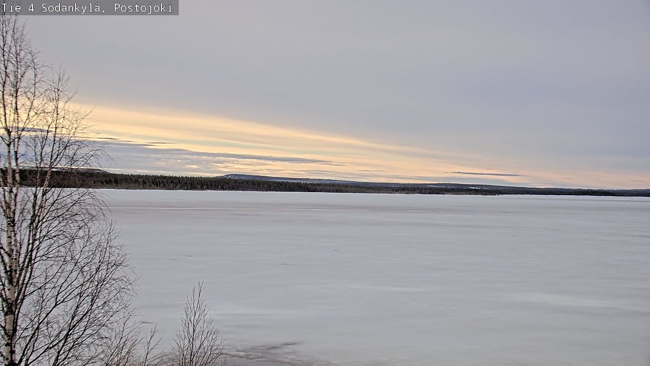 Weather Camera Image Väg 4 Sodankylä, Postojoki, Sodankylä, Lappi