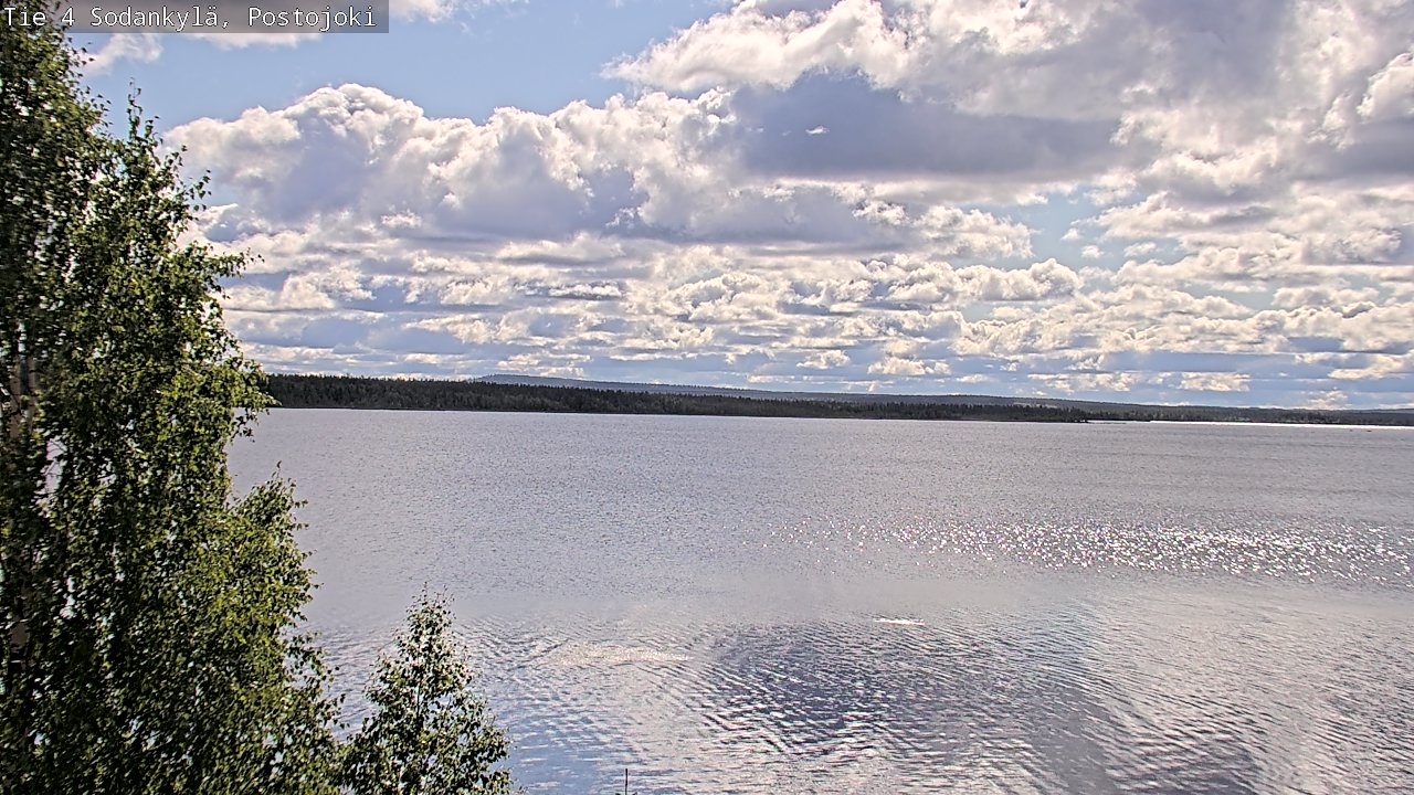 Weather Camera Image Väg 4 Sodankylä, Postojoki, Sodankylä, Lappi