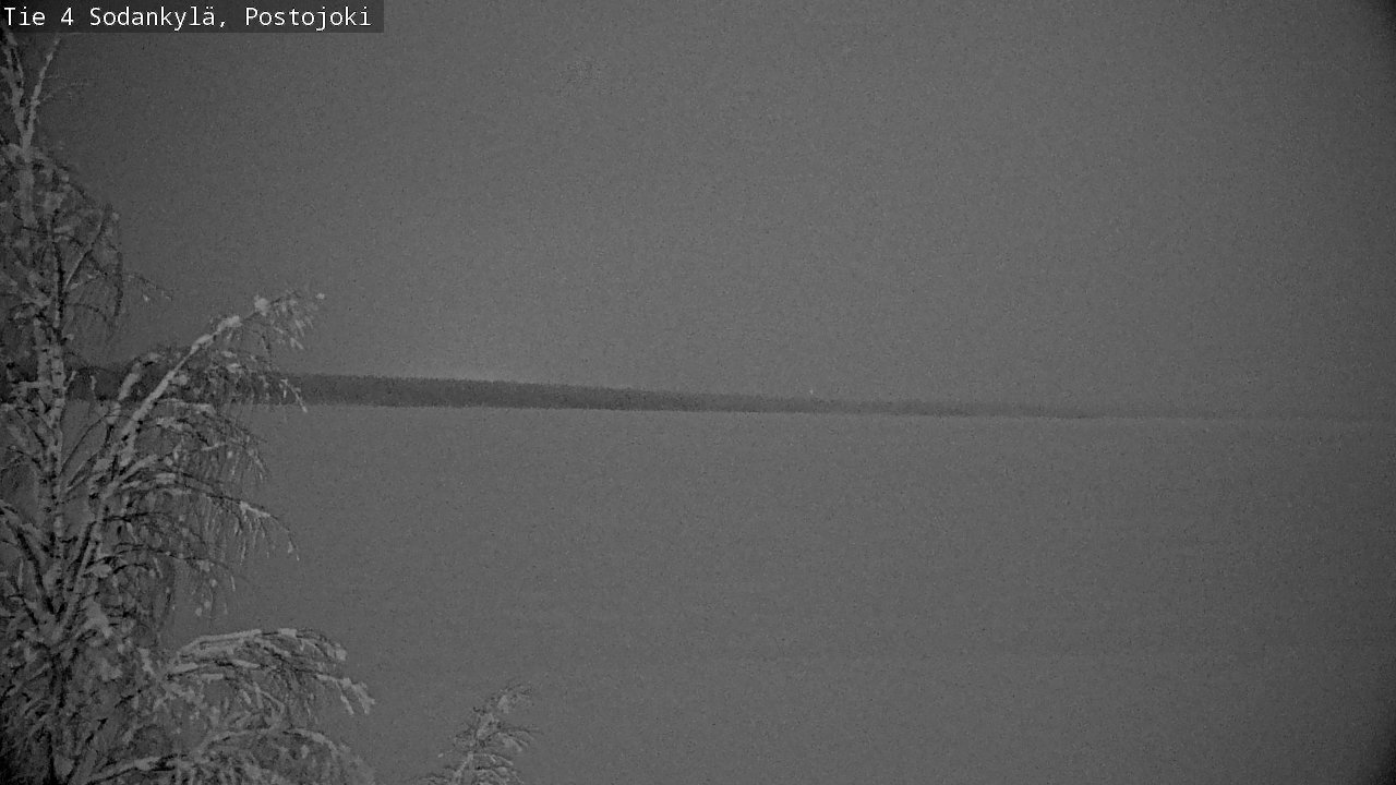 Weather Camera Image Road 4 Sodankylä, Postojoki, Sodankylä, Lappi