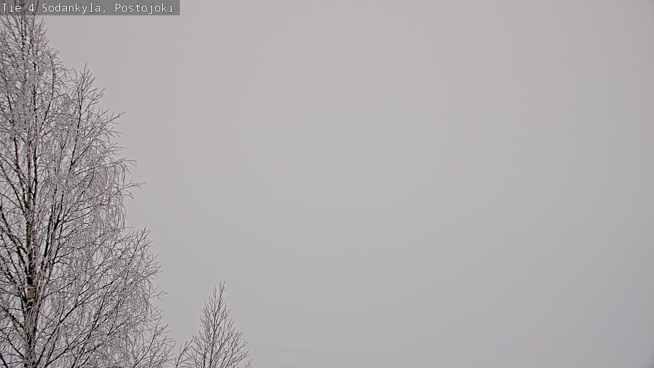 Weather Camera Image Road 4 Sodankylä, Postojoki, Sodankylä, Lappi