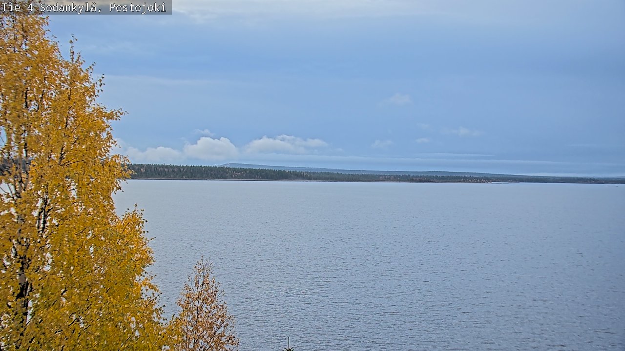 Weather Camera Image Väg 4 Sodankylä, Postojoki, Sodankylä, Lappi