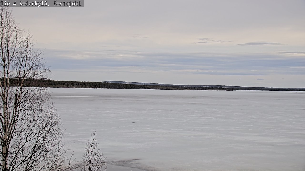 Weather Camera Image Väg 4 Sodankylä, Postojoki, Sodankylä, Lappi
