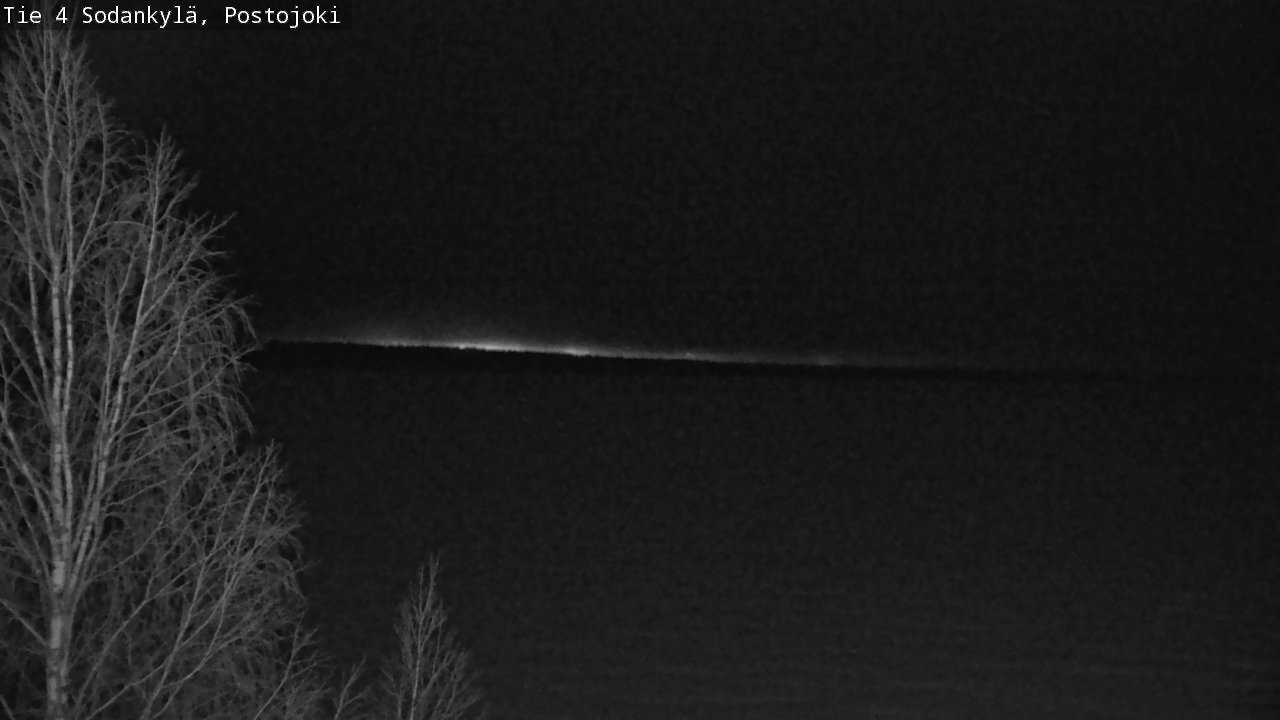 Weather Camera Image Road 4 Sodankylä, Postojoki, Sodankylä, Lappi