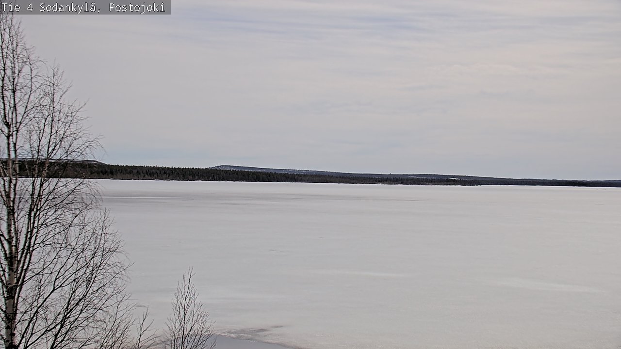 Weather Camera Image Väg 4 Sodankylä, Postojoki, Sodankylä, Lappi