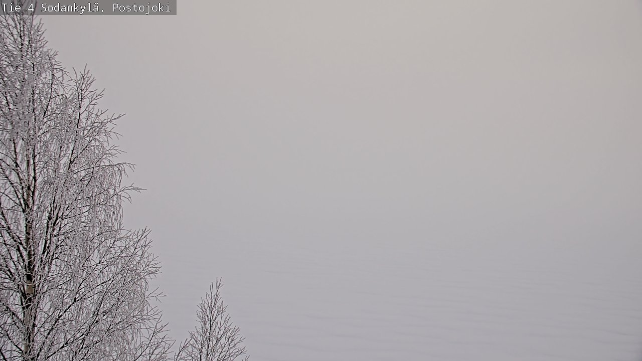 Weather Camera Image Road 4 Sodankylä, Postojoki, Sodankylä, Lappi
