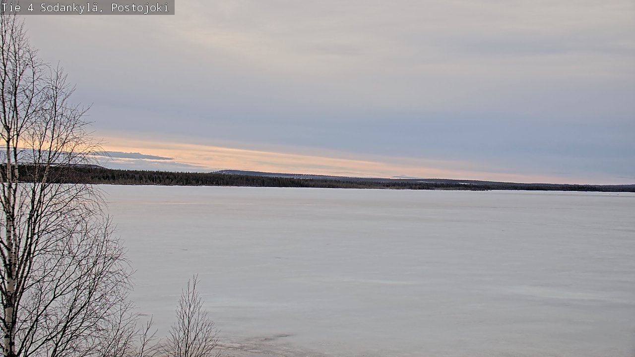 Weather Camera Image Väg 4 Sodankylä, Postojoki, Sodankylä, Lappi