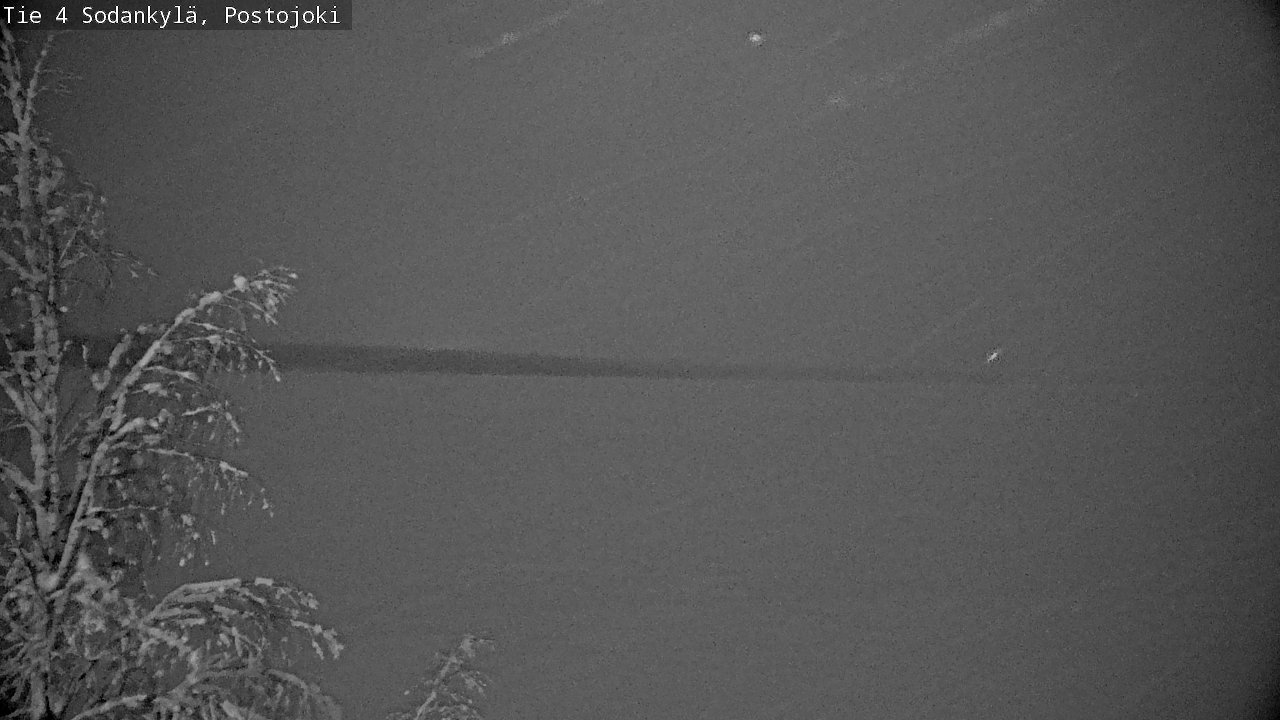 Weather Camera Image Road 4 Sodankylä, Postojoki, Sodankylä, Lappi