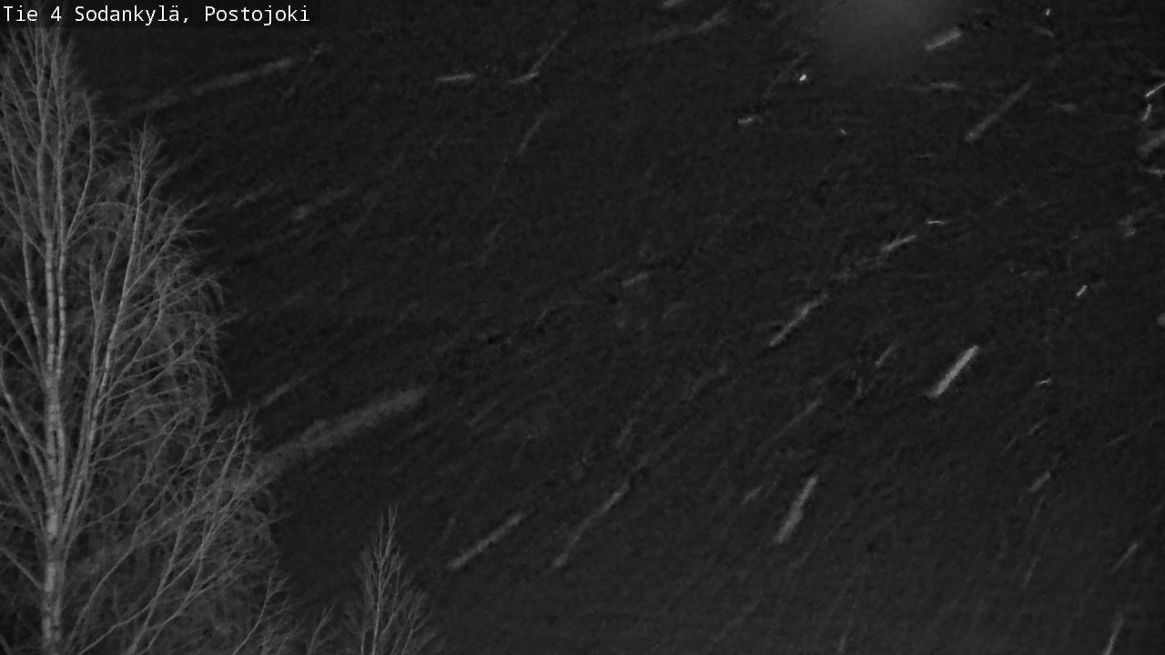 Weather Camera Image Road 4 Sodankylä, Postojoki, Sodankylä, Lappi
