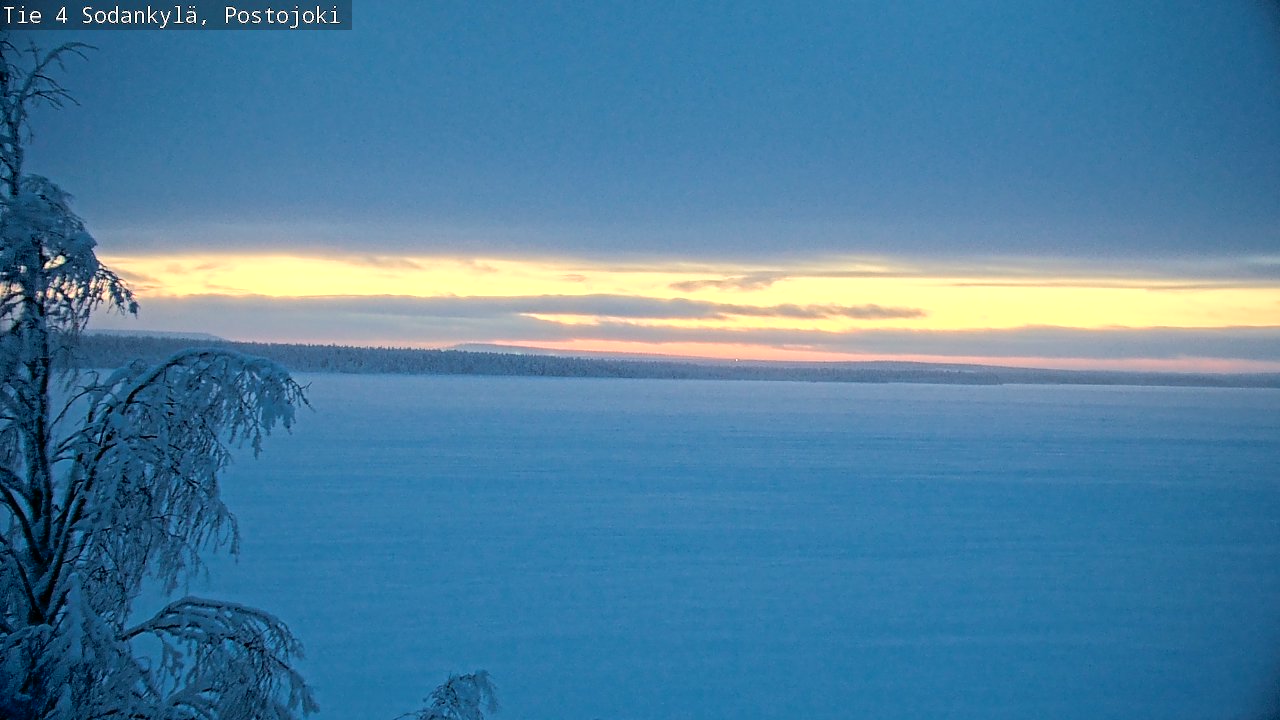 Weather Camera Image Road 4 Sodankylä, Postojoki, Sodankylä, Lappi