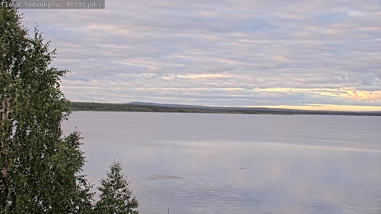 Weather Camera Image Road 4 Sodankylä, Postojoki, Sodankylä, Lappi