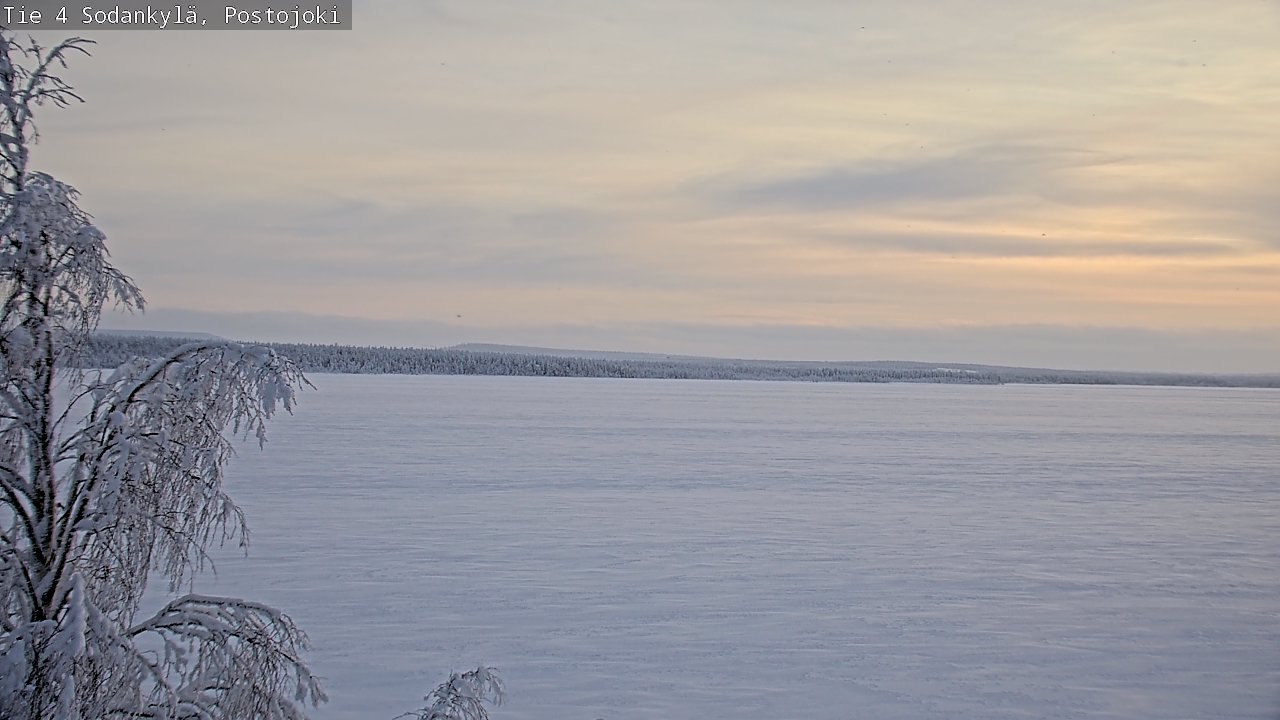 Weather Camera Image Road 4 Sodankylä, Postojoki, Sodankylä, Lappi