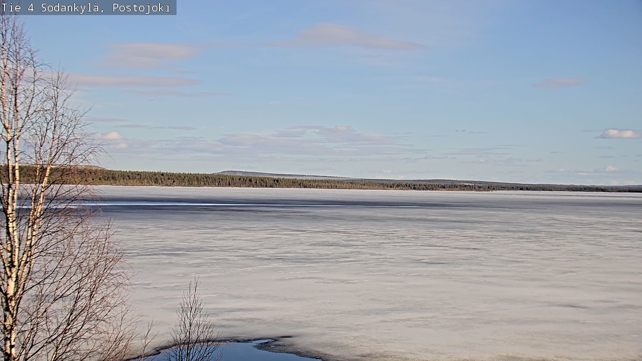 Weather Camera Image Väg 4 Sodankylä, Postojoki, Sodankylä, Lappi