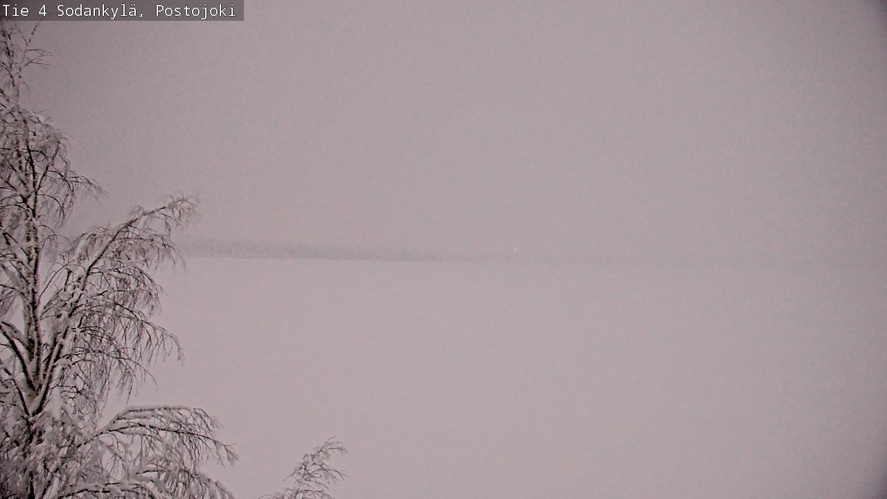 Weather Camera Image Road 4 Sodankylä, Postojoki, Sodankylä, Lappi