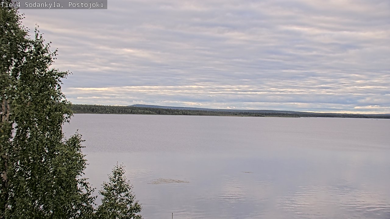 Weather Camera Image Road 4 Sodankylä, Postojoki, Sodankylä, Lappi