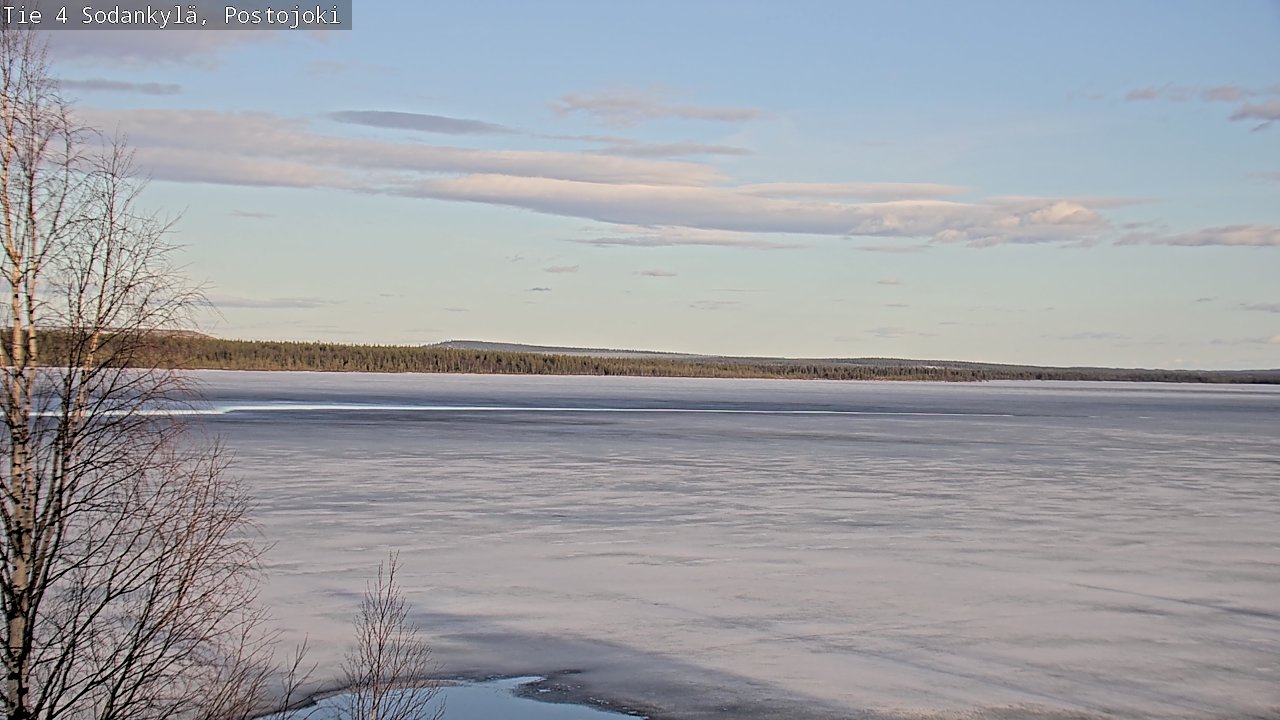 Weather Camera Image Väg 4 Sodankylä, Postojoki, Sodankylä, Lappi