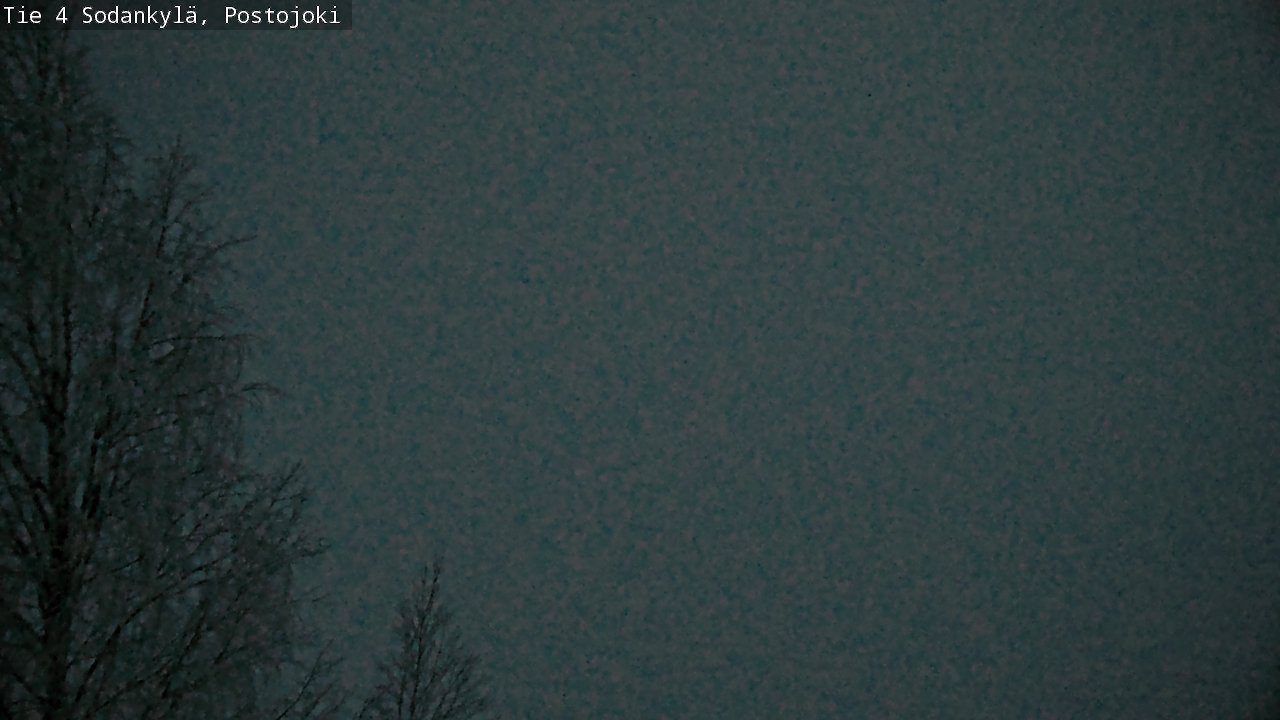 Weather Camera Image Road 4 Sodankylä, Postojoki, Sodankylä, Lappi