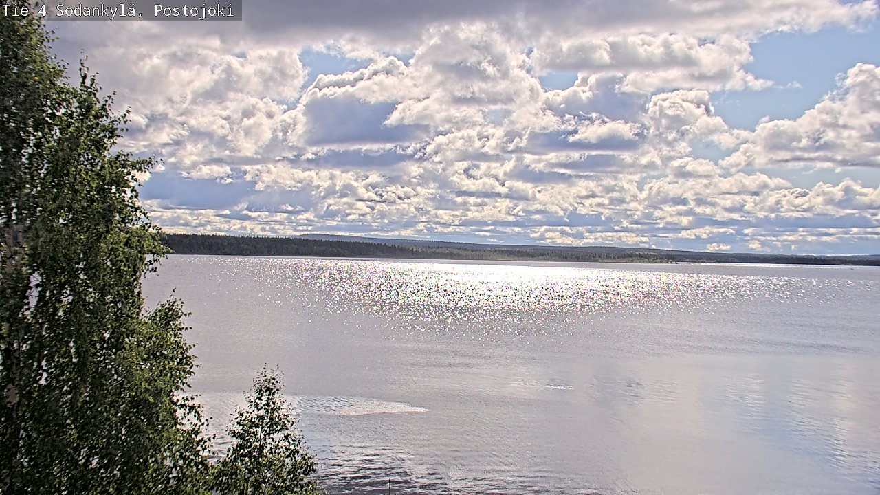 Weather Camera Image Road 4 Sodankylä, Postojoki, Sodankylä, Lappi