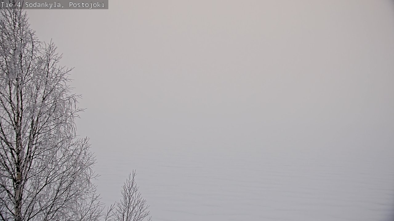 Weather Camera Image Road 4 Sodankylä, Postojoki, Sodankylä, Lappi