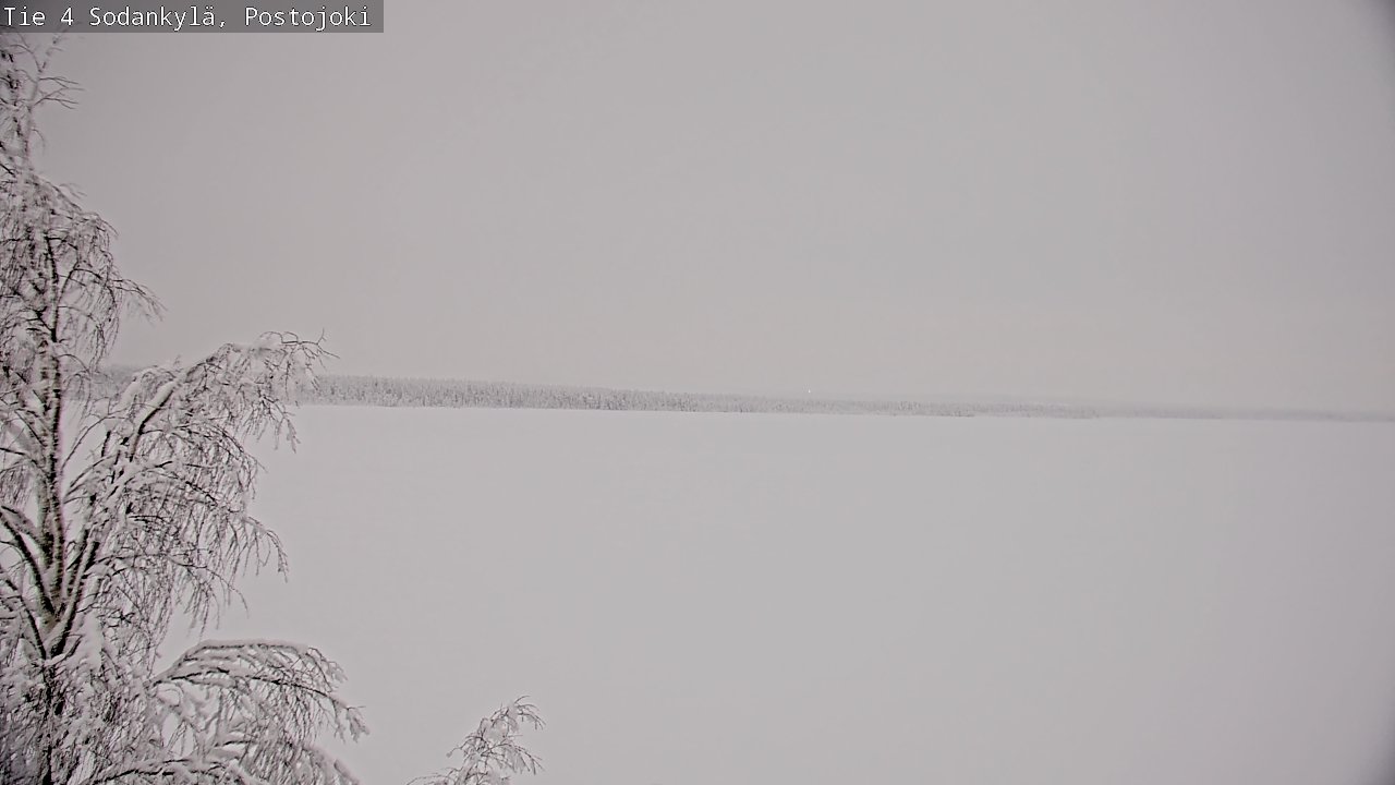 Weather Camera Image Road 4 Sodankylä, Postojoki, Sodankylä, Lappi