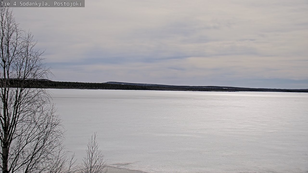 Weather Camera Image Väg 4 Sodankylä, Postojoki, Sodankylä, Lappi