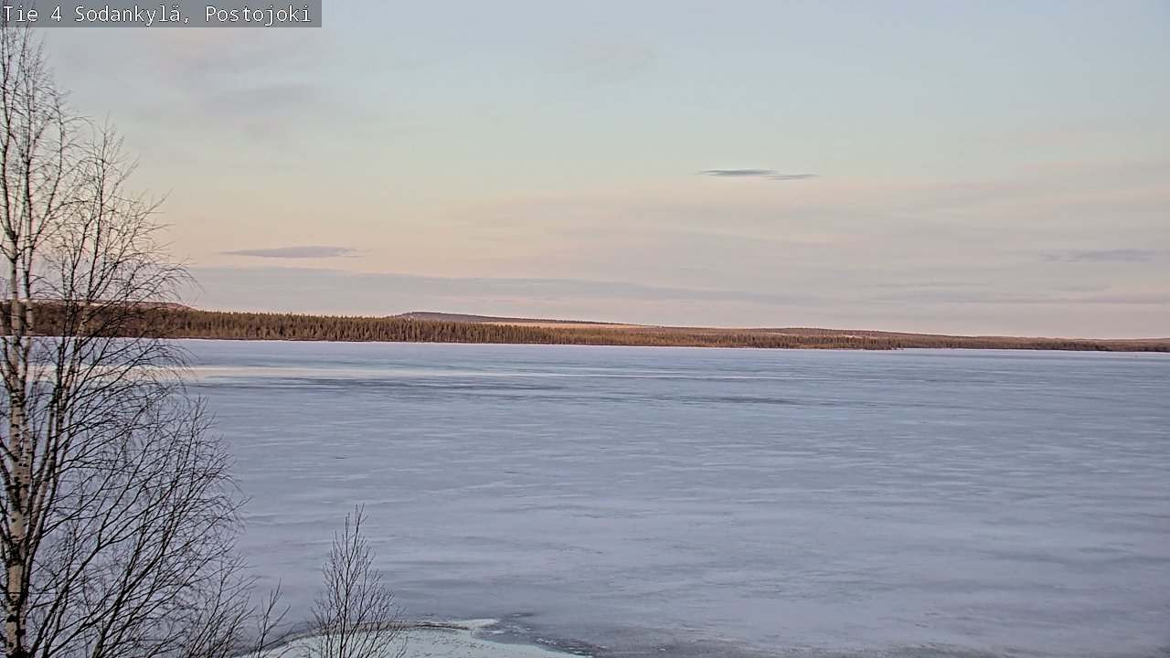 Weather Camera Image Road 4 Sodankylä, Postojoki, Sodankylä, Lappi