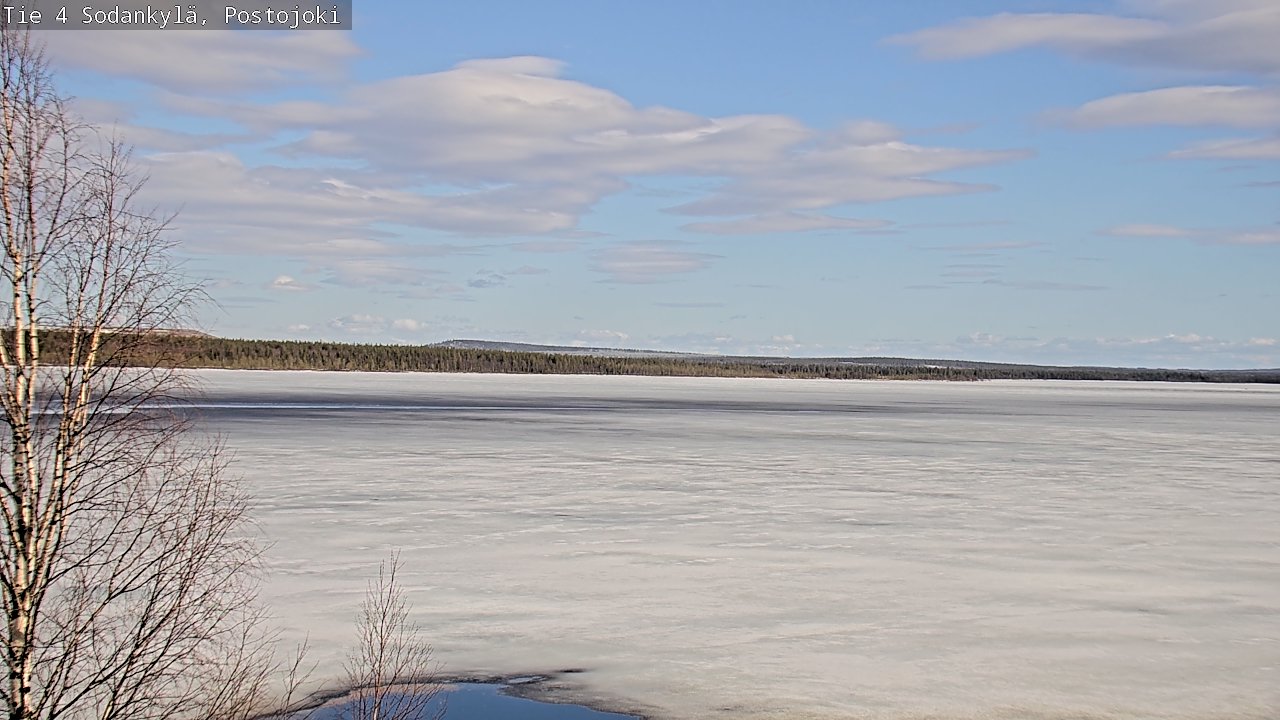 Weather Camera Image Väg 4 Sodankylä, Postojoki, Sodankylä, Lappi