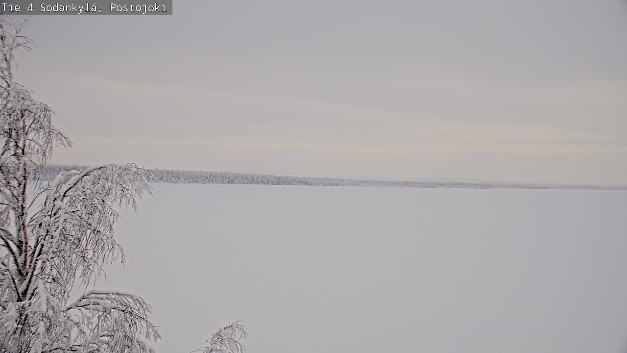 Weather Camera Image Road 4 Sodankylä, Postojoki, Sodankylä, Lappi