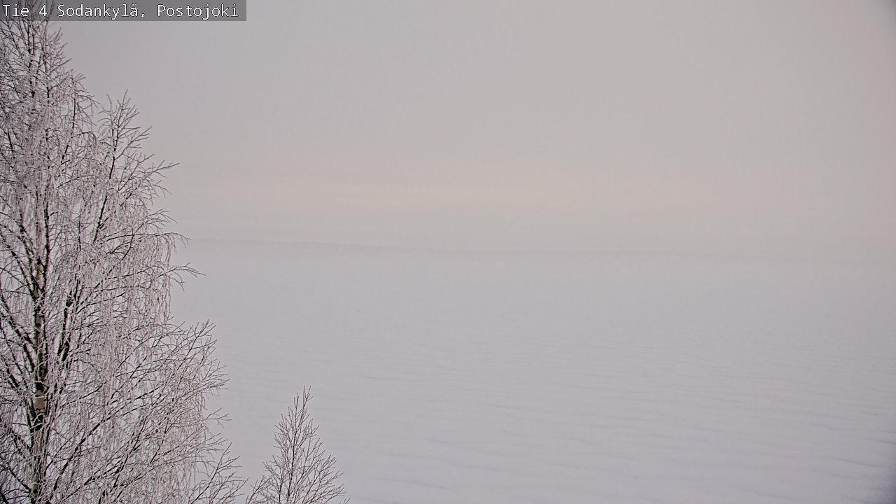 Weather Camera Image Road 4 Sodankylä, Postojoki, Sodankylä, Lappi