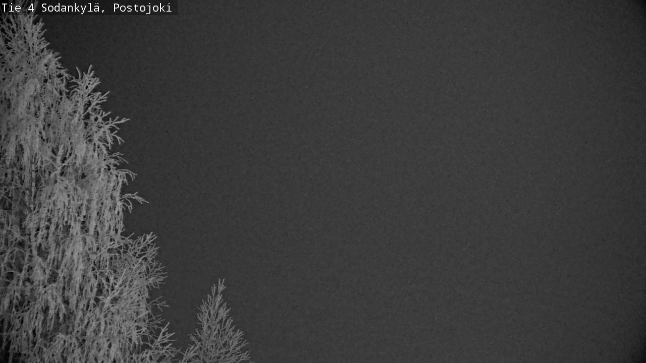 Weather Camera Image Road 4 Sodankylä, Postojoki, Sodankylä, Lappi