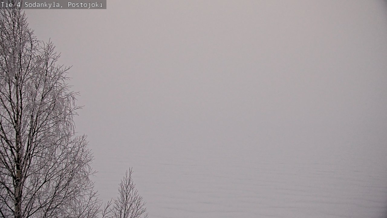 Weather Camera Image Road 4 Sodankylä, Postojoki, Sodankylä, Lappi