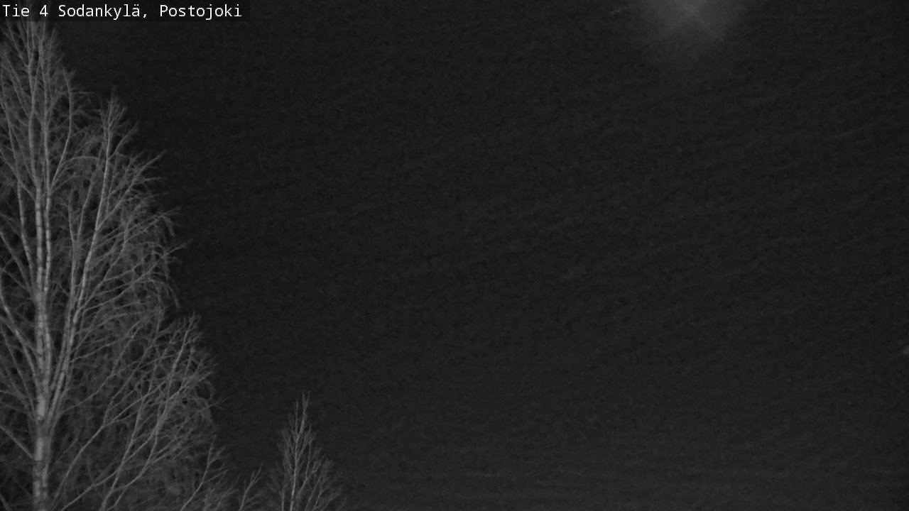 Weather Camera Image Road 4 Sodankylä, Postojoki, Sodankylä, Lappi