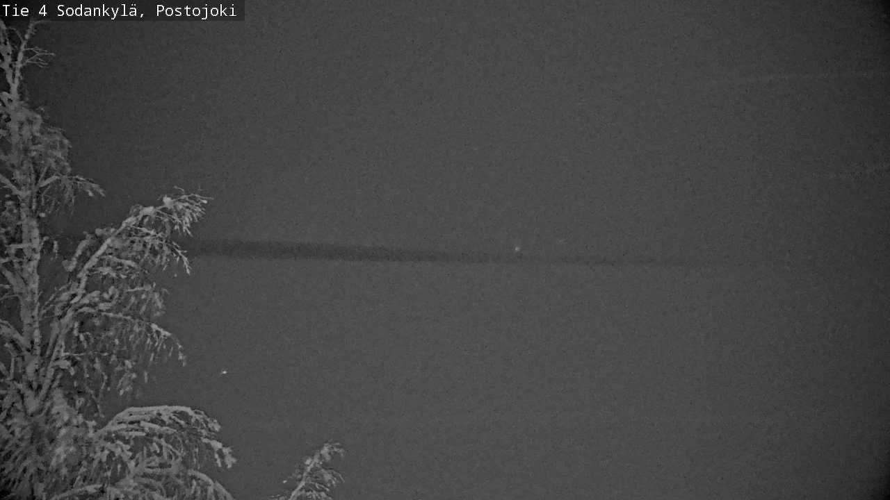 Weather Camera Image Road 4 Sodankylä, Postojoki, Sodankylä, Lappi